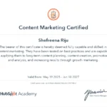 HUBSPOT CERTIFICATION